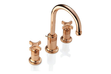 Widespread Lavatory Rose Gold Esconte Collection