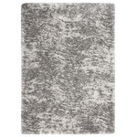 Nourison - Nourison Dreamy Shag DRS04 Charcoal Grey Contemporary Rectangle Area Rug - Hazy abstract designs, nature-inspired patterns and neutral hues come together to create the Dreamy Shag Collection. These modern rugs are crafted of irresistibly soft polyester fibers in an ultra-plush texture that you