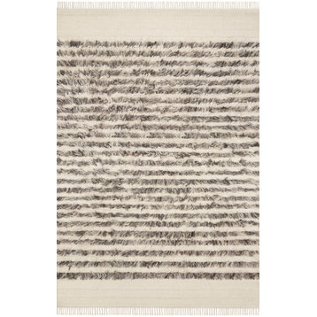 Ellen DeGeneres Crafted by Loloi Natural/Ash Abbot Rug, 3'6"x5'6"