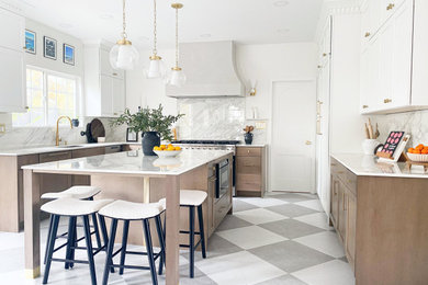 Inspiration for a transitional kitchen remodel in St Louis