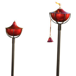 Contemporary Outdoor Torches by Passage