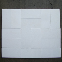 Stone Center Online - Thassos White 3 x 6 Subway Tile Polished - Marble from Greece - Wall And Floor Tile