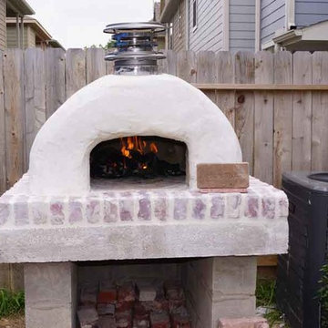 The Candler Family Wood Fired Brick Pizza Oven in Texas
