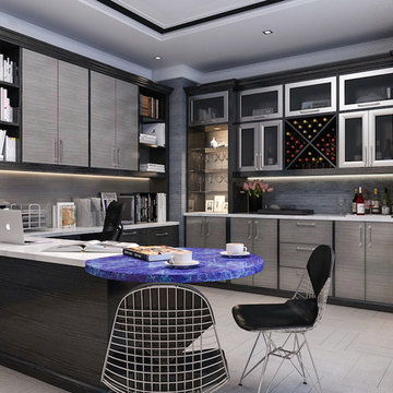 Mixed Texture Home Office