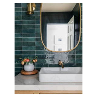 ZELLIGE TILES - Mediterranean - Powder Room - Orange County - by Trendy ...