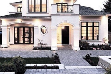 Inspiration for a timeless exterior home remodel in Houston