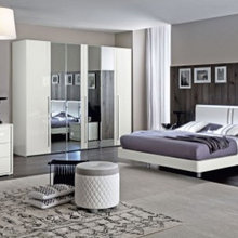 Modern European Style Dama Bianca Bedroom Set