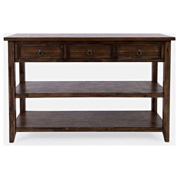 Bakersfield Sofa Console Table With Three Drawers