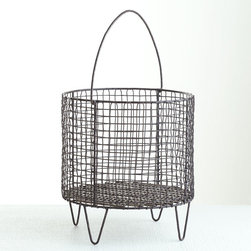 Iron Mesh Basket - Large - Baskets