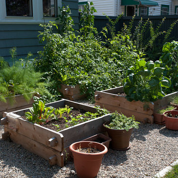 Raised vegetable garden