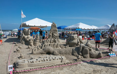 A Perfect Day for a Sandcastle Contest
