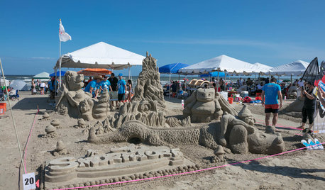 A Perfect Day for a Sandcastle Contest