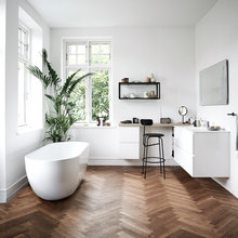 Her er de 15 mest populære danske badeværelser på Houzz