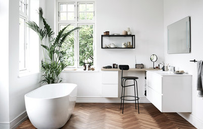Her er de 15 mest populære danske badeværelser på Houzz