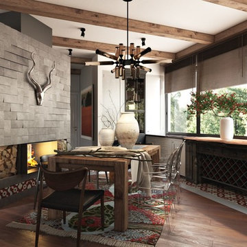 Living Room 3D Render for Fresno Project