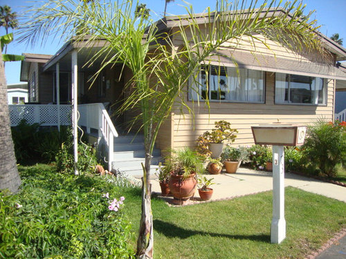 Curb Appeal To Our Mobile Home, Mobile Home Park Landscaping Ideas