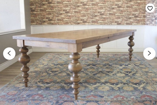 What Kind Of Chairs For This Dining Table, How Far Apart Should Table Legs Be