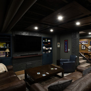 Old World Irish Pub Basement Finish Kansas City, MO