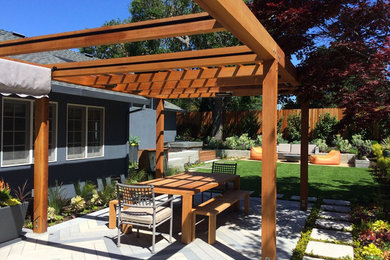 Large trendy patio photo in San Francisco