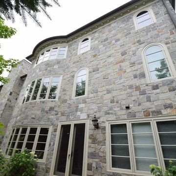 High Contrast Natural Stone is Darkened to A Beautiful, Natural Gray Range