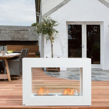 Modern Frame-Like Freestanding Fireplaces