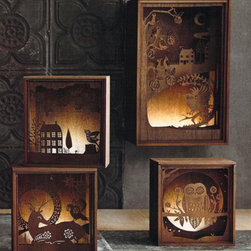 Roost Folkloric Light Boxes - SKU: L419 - Lamp Sets