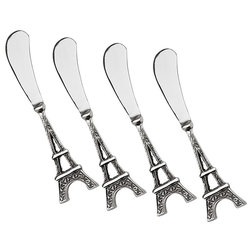 Contemporary Cheese Knives by GODINGER SILVER