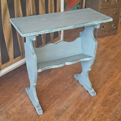 Upcycled Antique Chalk Painted Table - Products