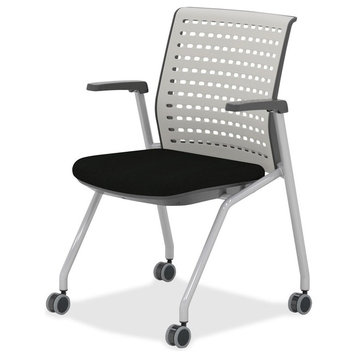 Mayline Thesis Chairs, Static Back, Arms, Set of 2