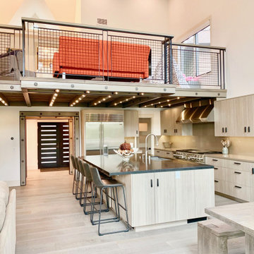 Modern Industrial Lodge, lake Arrowhead Lake Front