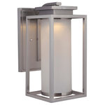 Craftmade - Craftmade Vailridge 12" Outdoor Wall Light in Stainless Steel - This outdoor wall light from Craftmade is a part of the Vailridge collection and comes in a stainless steel finish. It measures 6" wide x 12" high.  Wet rated. Can be exposed to rain, snow and the elements.  This light requires 1 , . Watt Bulbs (Not Included) UL Certified.