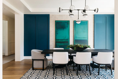 Inspiration for a transitional dining room remodel in Phoenix