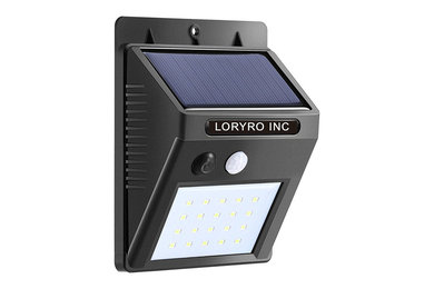 20 LED solar sensor lights