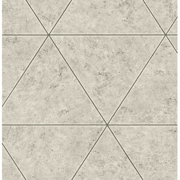 2540-24014 Polished Concrete Off-White Geometric Wallpaper Non Woven Modern