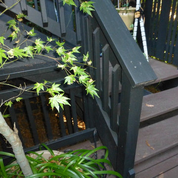 Redwood deck rebuild in the Oakland hills