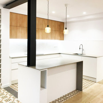 COCINA ABIERTA AL SALÓN