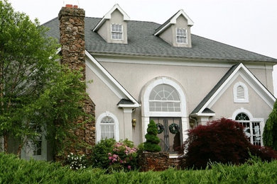 Huge elegant three-story exterior home photo in Philadelphia
