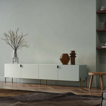 Astrid silver sage sideboard