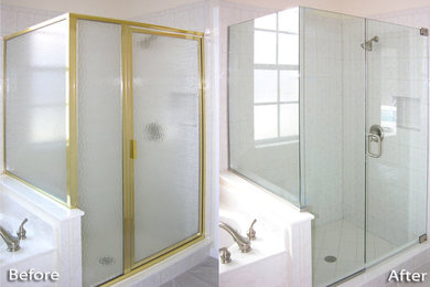 Custom glass shower enclosures