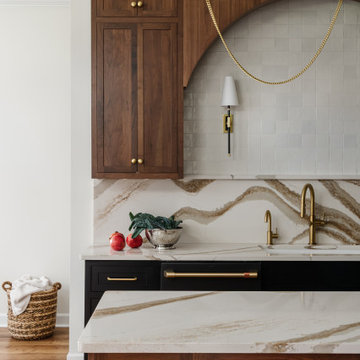 Allie Reed, Designer - Moody Walnut & Black Kitchen