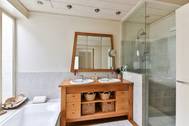 Example of a bathroom design in Other