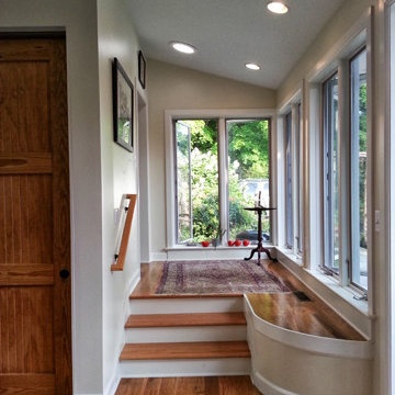 Steps lead to Kitchen of primary residence