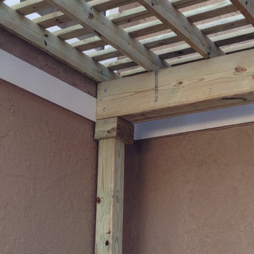 Close up of pergola s