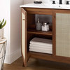 Soma 36" Bathroom Vanity Cabinet (Sink Basin Not Included) - Walnut