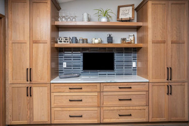 Example of a transitional kitchen design in Other