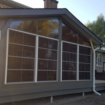 4 Track Stackin Sunroom Windows