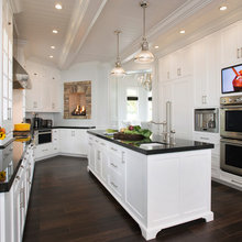 Cabinet sitting on counter