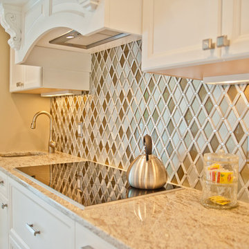 Contemporary Glamour - Family Kitchen Remodel in Watchung NJ