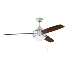 Craftmade 52" Phaze 3 Ceiling Fan, Brushed Polished Nickel