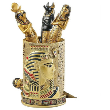 4.5" Egyptian Pharaoh Pen Vessel